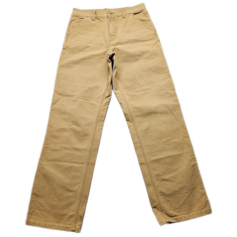 Carhartt WIP Single Knee Pant Mens 29x32 Hamilton Brown Organic Cotton Canvas